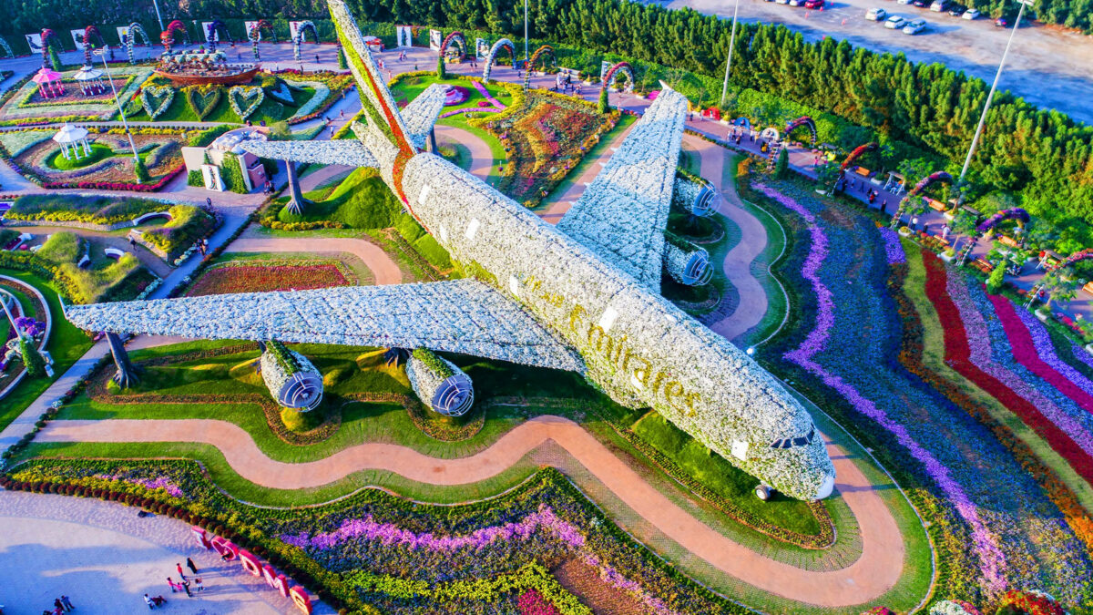 Dubai Miracle Garden the UAE this week