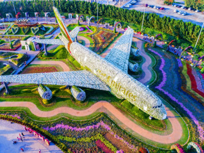 Dubai Miracle Garden the UAE this week