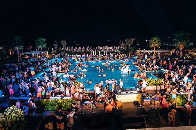 night swimming in Dubai