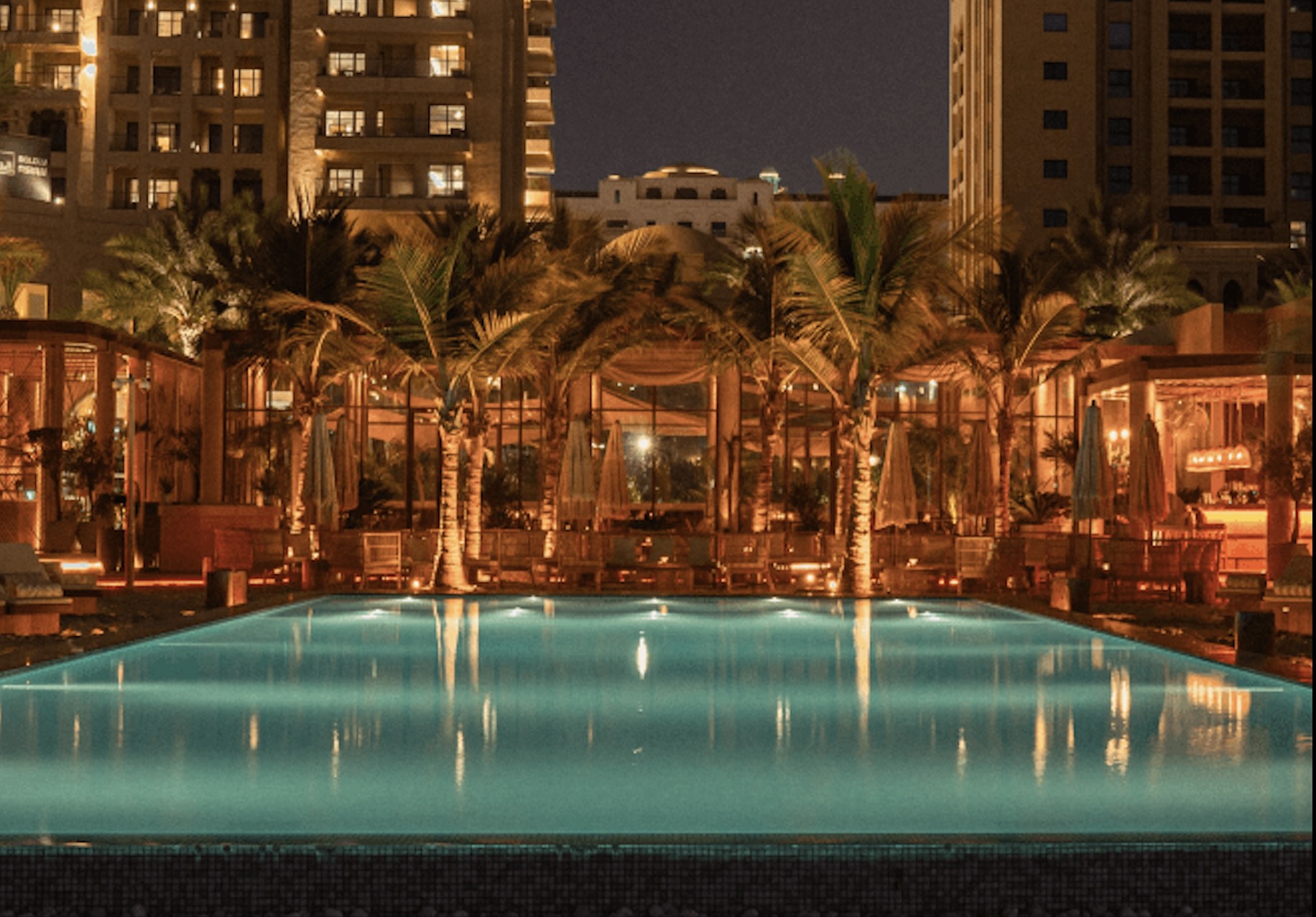 night swimming in Dubai
