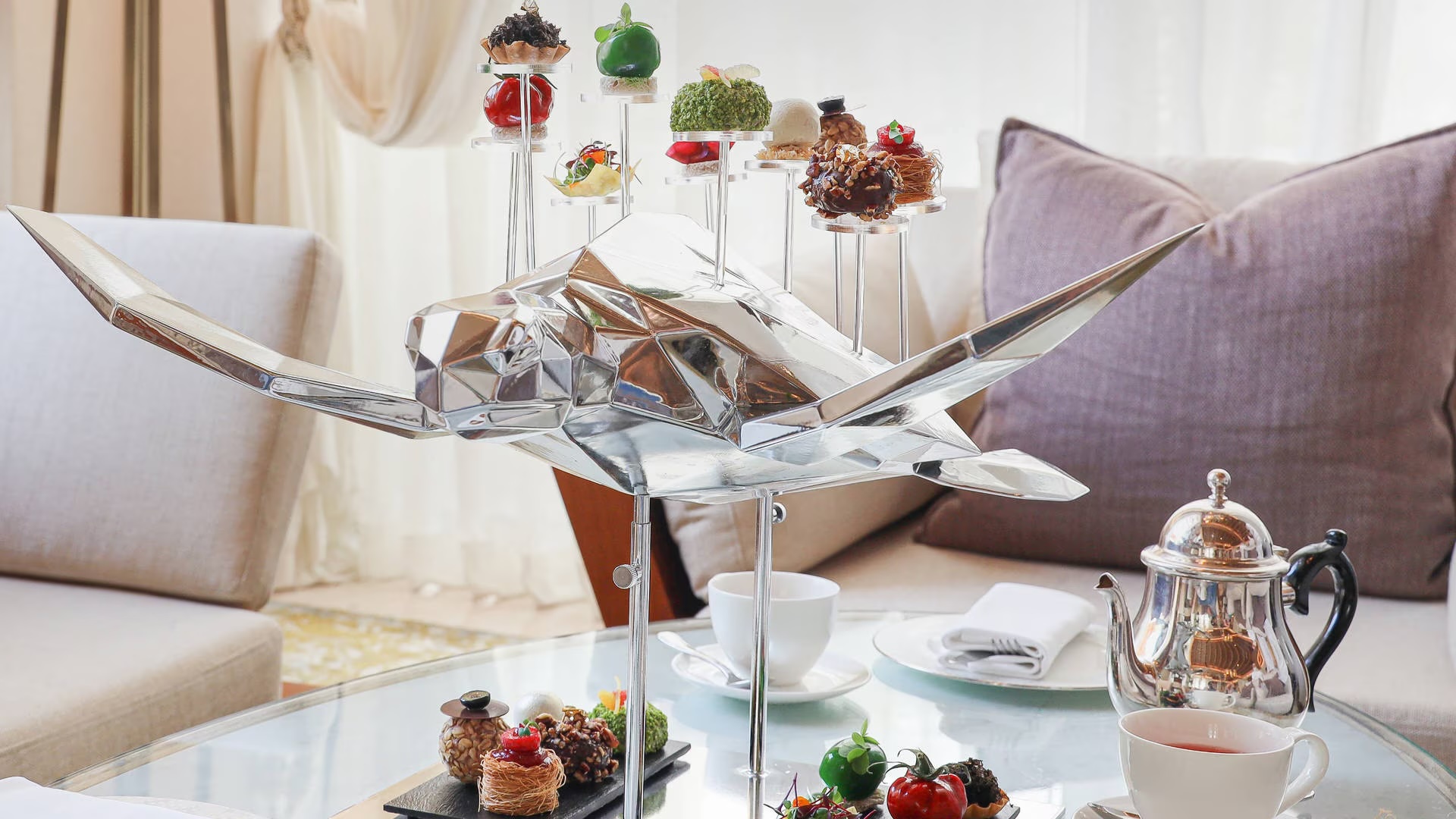 Turtle Afternoon tea at Jumeirah Al Naseem